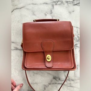 Vintage Coach Willis cowhide leather bag purse